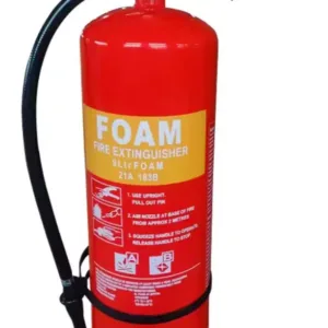 Extintor de agua de espuma de 6 litros.