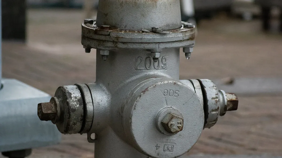 DIN Landing Valve with Storz Adapter with Cap: Components and Assembly