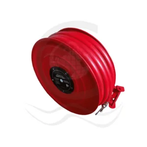Fire hose reel with globe valve
